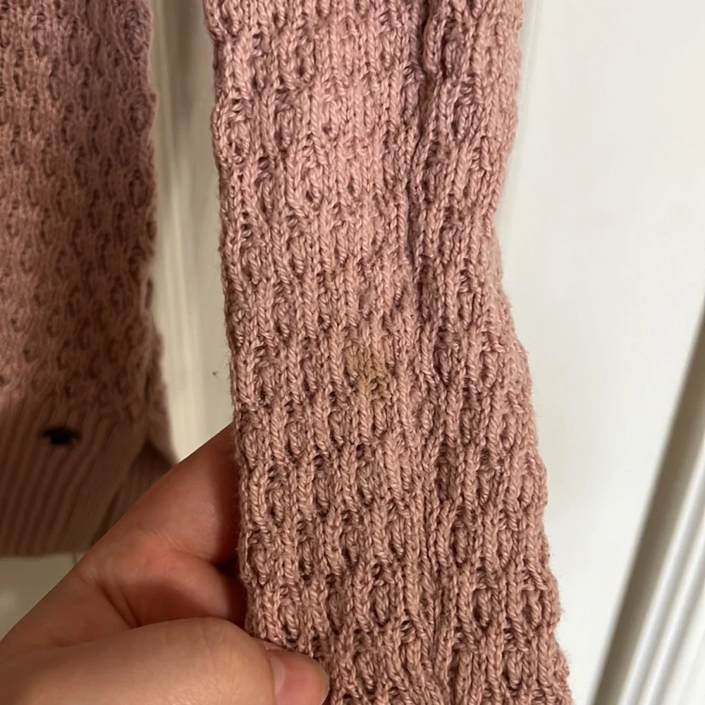 American Eagle Soft Blush Knit Longsleeve Sweater Size XS - Picture 7 of 8